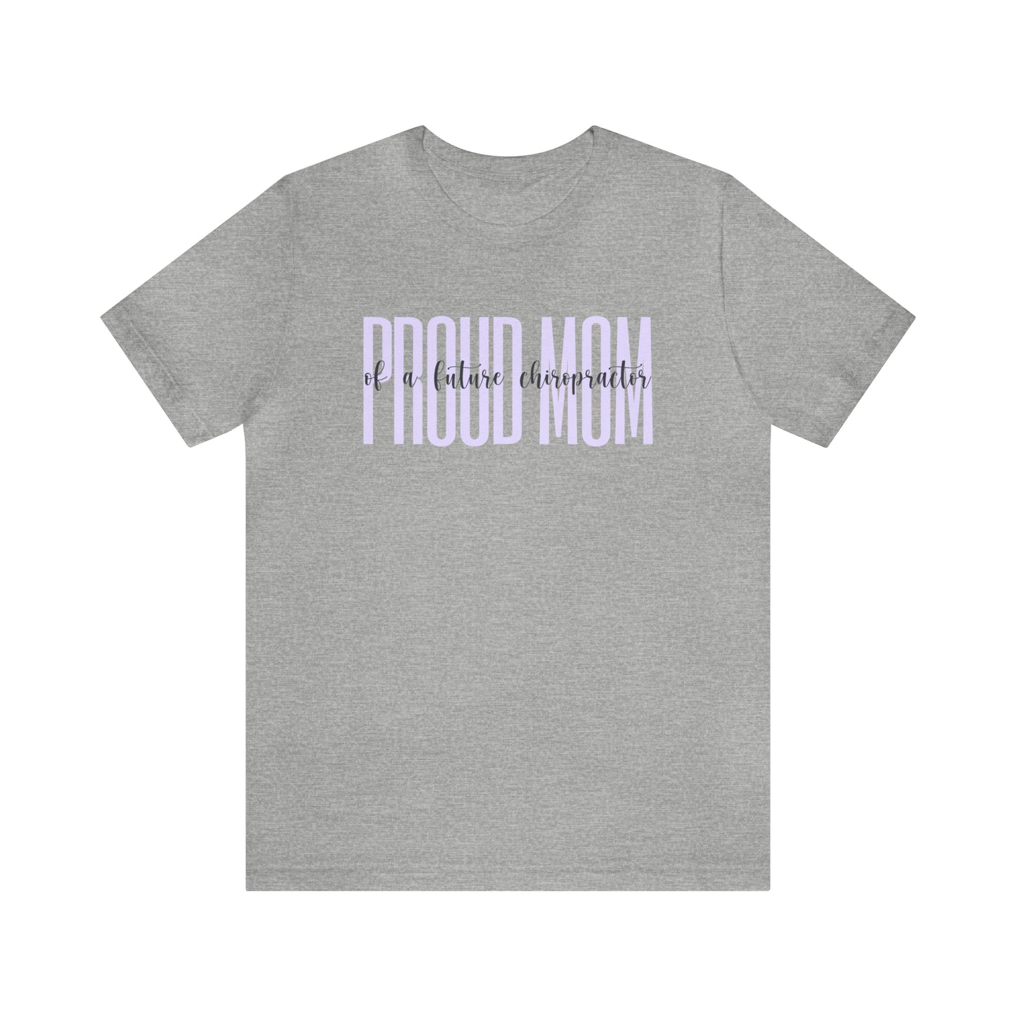 Proud Mom of a Future Chiropractor Tee Purple