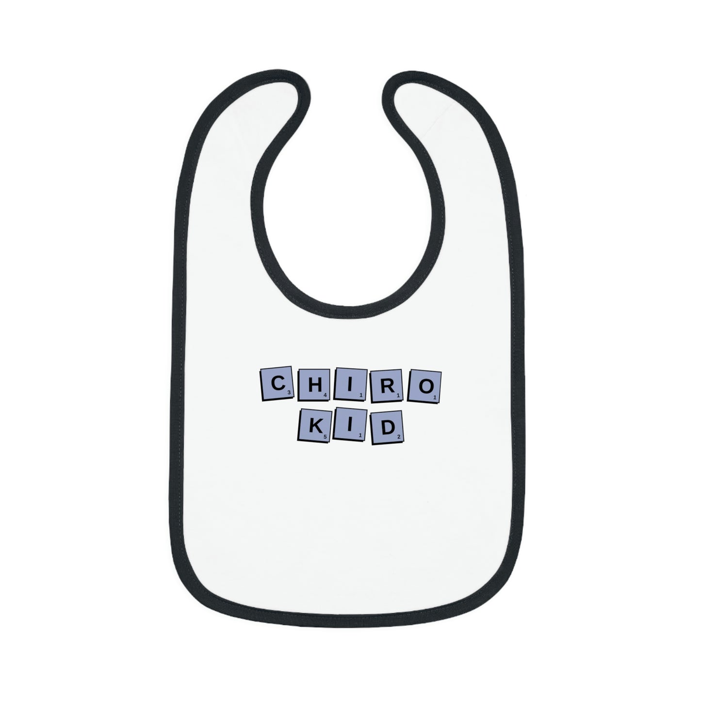 Chiro Kid Letter Tile Bib Purple