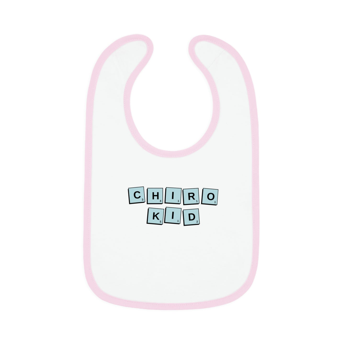 Chiro Kid Letter Tile Bib Blue