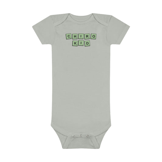 Chiro Kid Letter Tile Onesie Green