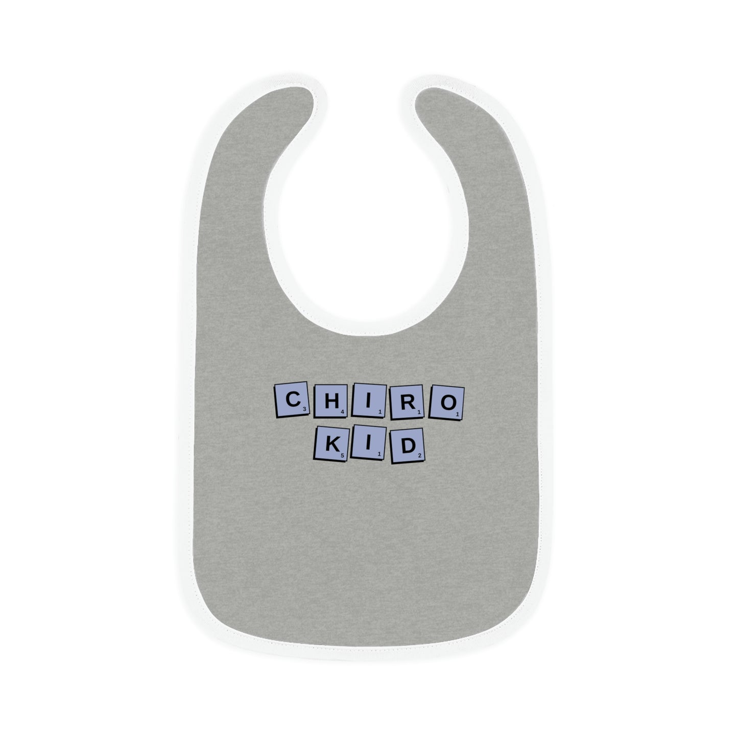 Chiro Kid Letter Tile Bib Purple