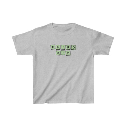 Chiro Kid Letter Tile Tee Green