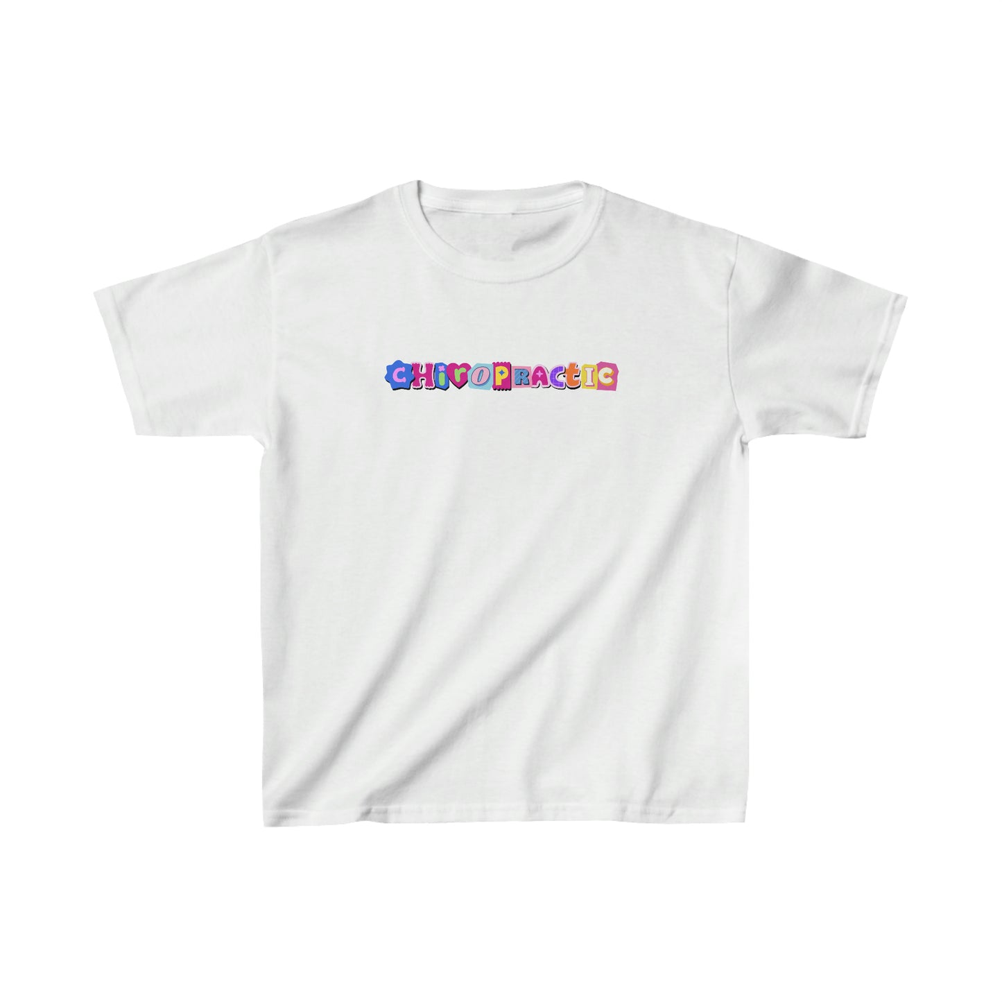 Kids Chiropractic Letter Tee