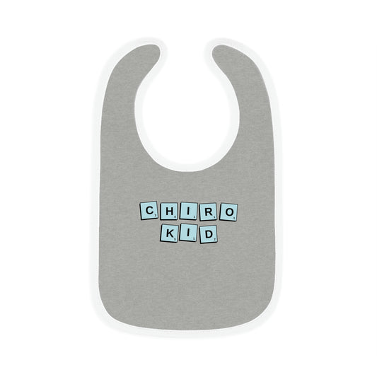 Chiro Kid Letter Tile Bib Blue